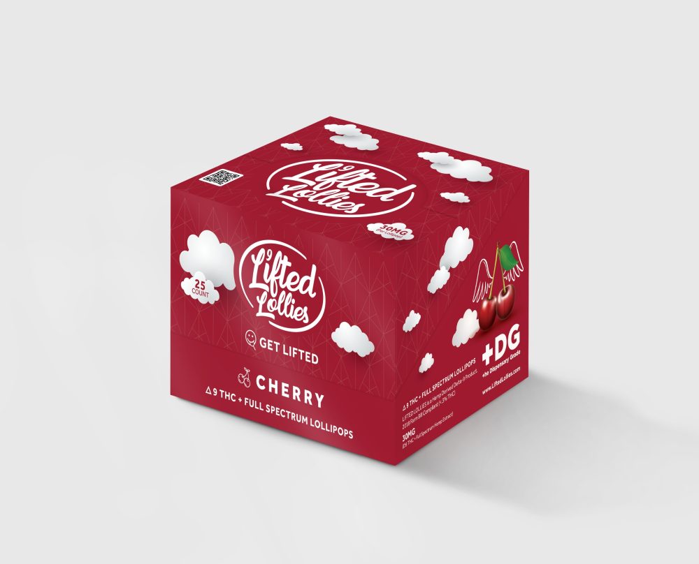 25ct POS Lifted Lollies - Cherry