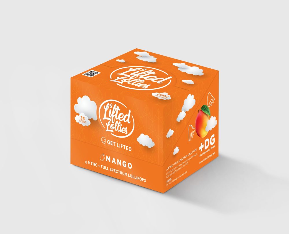 25ct POS Lifted Lollies x 30mg Mango