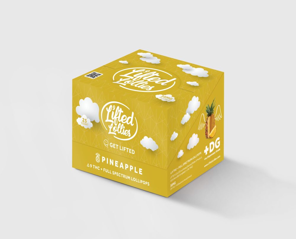 25ct POS Lifted Lollies - Pineapple