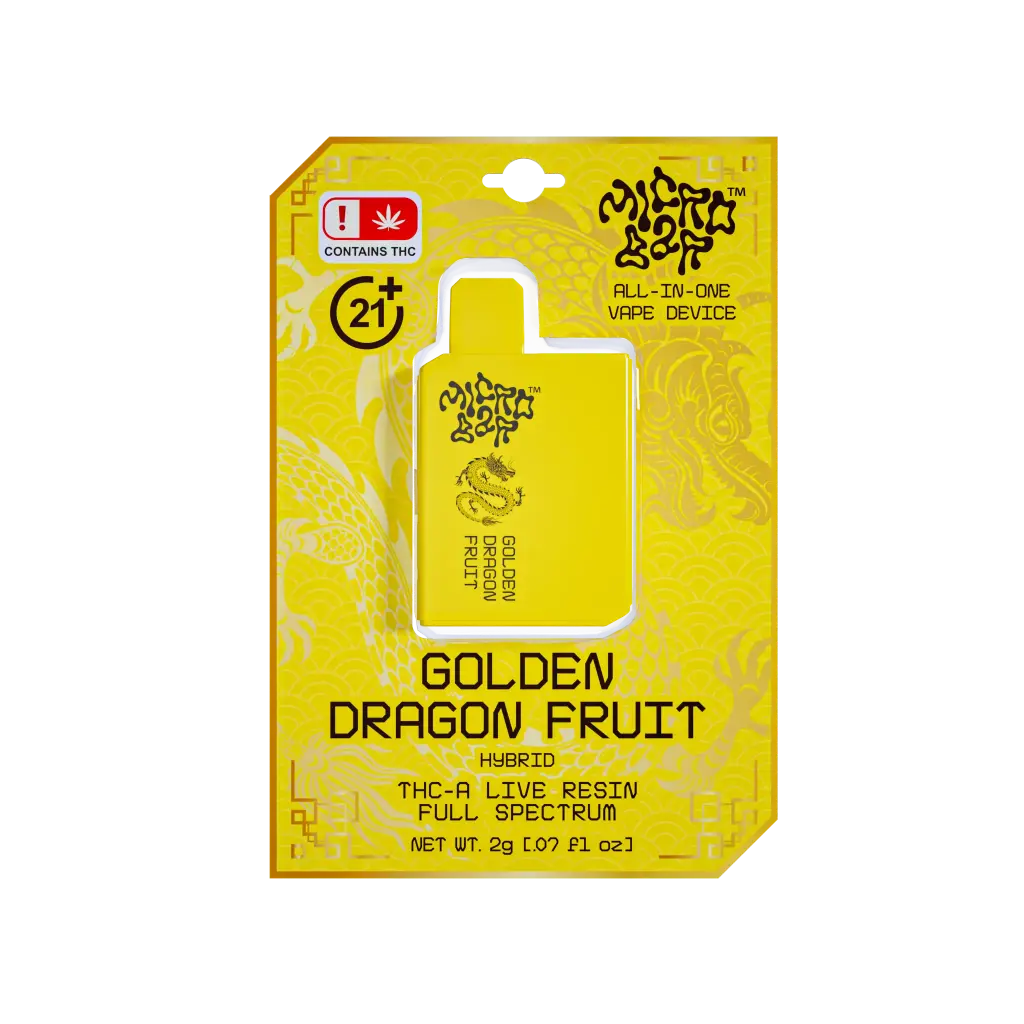 10ct POS Microbar 2g Disposable-Golden Dragonfruit-Hybrid