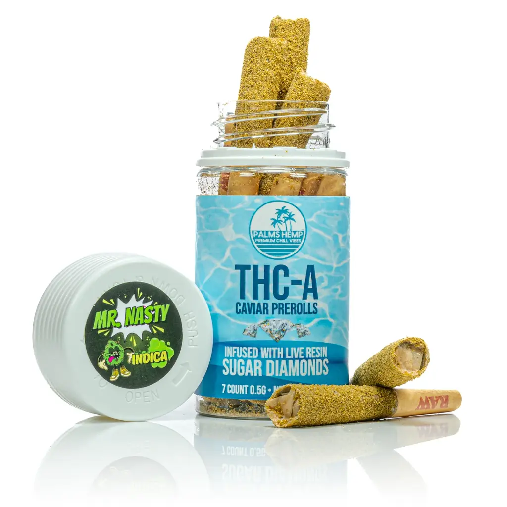 12 ct POS Palms THCA Caviar Pre-Roll x 0.5g/7Ct Mr Nasty