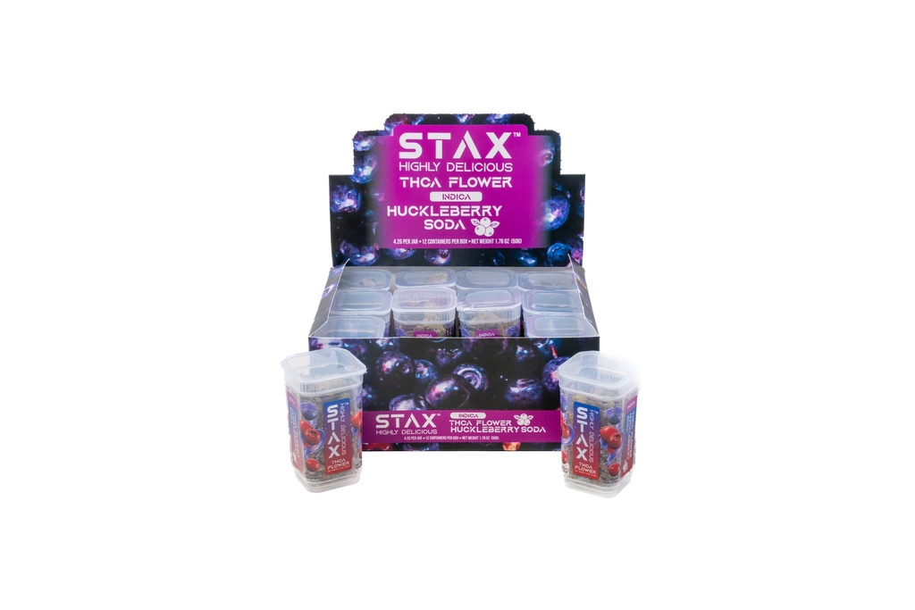 12 ct POS STAX THCA Flower x 4.2g Huckleberry Soda