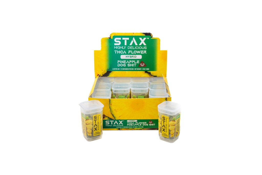 12ct POS STAX THCA Flower 4.2g Pineapple Dog Shit