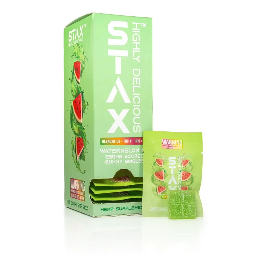 25 ct POS STAX Tower x 250mg Watermelon